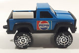 Vintage 1984 Buddy L Pickup Truck Blue and White Pressed Steel and Plastic Toy Car Vehicle Made in Hong Kong