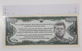 JFK John F. Kennedy 1,000,000 United States of America Novelty Paper Cash Money Note Token