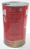 Vintage Kendall Dual Action Heavy Duty S.A.E. 20-20W Motor Oil 1 Quart 1.14 Litre Metal Can