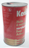 Vintage Kendall Dual Action Heavy Duty S.A.E. 20-20W Motor Oil 1 Quart 1.14 Litre Metal Can