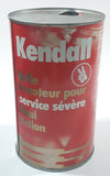 Vintage Kendall Dual Action Heavy Duty S.A.E. 20-20W Motor Oil 1 Quart 1.14 Litre Metal Can