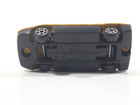 Unknown Brand "Racing" Yellow Die Cast Toy Car Vehicle