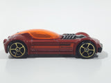 2012 Hot Wheels Ballistik Metallic Red Die Cast Toy Car Vehicle