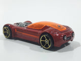 2012 Hot Wheels Ballistik Metallic Red Die Cast Toy Car Vehicle