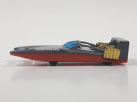 2011 Hot Wheels HW City Works H2GO Harbor Patrol Grey Die Cast Toy Speed Boat Watercraft Vehicle