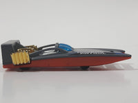 2011 Hot Wheels HW City Works H2GO Harbor Patrol Grey Die Cast Toy Speed Boat Watercraft Vehicle