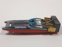 2011 Hot Wheels HW City Works H2GO Harbor Patrol Grey Die Cast Toy Speed Boat Watercraft Vehicle