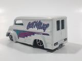 1998 Hot Wheels First Editions Dairy Delivery Truck White Die Cast Toy Car Vehicle