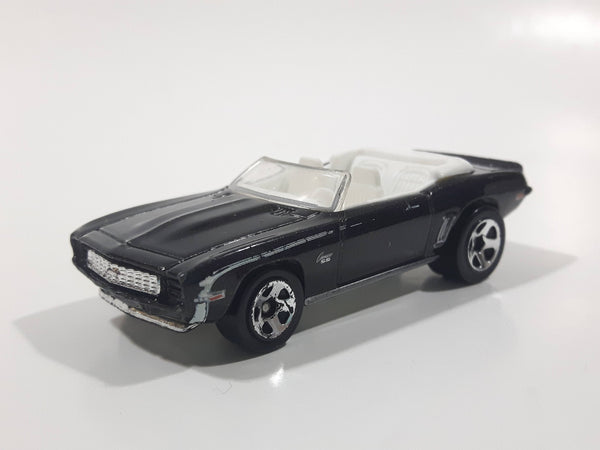 2006 Hot Wheels First Editions 69' Camaro Convertible Black Die Cast Toy Car Vehicle