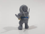 Soma Grey Ninja Character 1 3/4" Tall Toy Figure