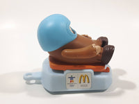 2010 McDonald's 2010 Vancouver Winter Olympic Games Quatchi Luge 2 1/2" Tall Plastic Toy