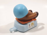 2010 McDonald's 2010 Vancouver Winter Olympic Games Quatchi Luge 2 1/2" Tall Plastic Toy