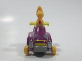 Vintage 1989 Peanuts Gang Pop Mobiles United Features Syndicate Woodstock Bird Character Plastic Toy Car Vehicle McDonald's Happy Meals Not Working