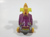 Vintage 1989 Peanuts Gang Pop Mobiles United Features Syndicate Woodstock Bird Character Plastic Toy Car Vehicle McDonald's Happy Meals Not Working
