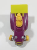 Vintage 1989 Peanuts Gang Pop Mobiles United Features Syndicate Woodstock Bird Character Plastic Toy Car Vehicle McDonald's Happy Meals Not Working