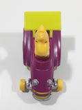 Vintage 1989 Peanuts Gang Pop Mobiles United Features Syndicate Woodstock Bird Character Plastic Toy Car Vehicle McDonald's Happy Meals Not Working