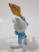 2011 McDonald's Peyo Smurfs Clumsy 4" Tall PVC Toy Figure