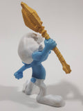 2011 McDonald's Peyo Smurfs Clumsy 4" Tall PVC Toy Figure