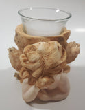 Casa Elite Angle Baby Themed 7" Long Resin Candle Holder with Glass Cup Designed By M. Valenti New in Box