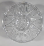 Vintage RCR Royal Crystal Rock Leaded Crystal Glass 7" Tall Lidded Candy Dish Made In Italy