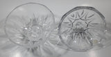 Vintage RCR Royal Crystal Rock Leaded Crystal Glass 7" Tall Lidded Candy Dish Made In Italy