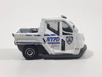 2016 Matchbox NYPD Police Parking "Meter Made" White Die Cast Toy Car Emergency Vehicle