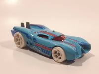 2014 Hot Wheels HW City: Future Fleet Prototype H-24 Sky Blue Die Cast Toy Car Vehicle