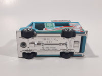 2014 Hot Wheels HW City Works Good Humor Truck Pizza Aqua Blue Catering Food Truck Die Cast Toy Car Vehicle