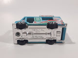 2014 Hot Wheels HW City Works Good Humor Truck Pizza Aqua Blue Catering Food Truck Die Cast Toy Car Vehicle