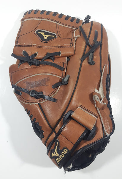 Mizuno Power Lock Finch Pocket 2 Fast Pitch Model GFN 1257 Brown Baseball Glove 12.5 Inches