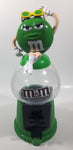 M&M's Ms Green Character Gumball Style Plastic Candy Dispenser 12" Tall