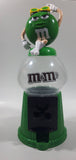 M&M's Ms Green Character Gumball Style Plastic Candy Dispenser 12" Tall