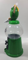 M&M's Ms Green Character Gumball Style Plastic Candy Dispenser 12" Tall