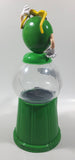 M&M's Ms Green Character Gumball Style Plastic Candy Dispenser 12" Tall