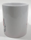 Enjoy Coca Cola Two Polar Bears Cuddling White 3 3/4" Tall Ceramic Coffee Mug Cup