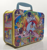 Willy Wonka's Candy Factory Embossed Tin Metal Lunch Box