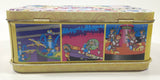 Willy Wonka's Candy Factory Embossed Tin Metal Lunch Box