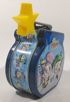 2004 Viacom Nickelodeon The Fairly Odd Parents Poof! Poof! Embossed Tin Metal Lunch Box with Star Magic Wand Handle