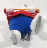 Very Hard To Find Coca Cola Polar Bear Ice Hockey Player 8" Tall Toy Stuffed Animal Plush Mascot Character