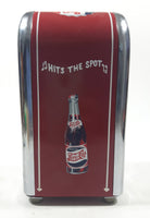 Vintage Drink Pepsi Cola Ice Cold "Hits The Spot" Heavy Metal 7 1/2" Tall Napkin Dispenser