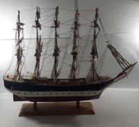 Vintage Estrellas Del Mar No. 212 German Clipper Deutschdlan Wood Tall Ship Model Large 33" Long