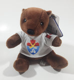 Sears Maple Beaver with Bicycle Shirt 5 1/2" Tall Toy Stuffed Animal Plush New with Tags