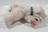 The Stuffed Animal House White Teddy Bear 7 1/2" Long Toy Stuffed Animal Plush New with Tags