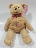 Avon Breast Cancer Foundation Light Brown Teddy Bear 6 1/2" Tall Toy Stuffed Animal Plush New with Tags