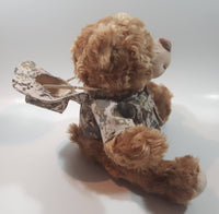 Creature Comfort Plush Toys Brown Teddy Bear Canadian Army Solider Support Our Troops 8" Tall Toy Stuffed Plush Animal with Lapel Pin on Chest and Hat