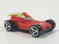 Kinder Surprise MPG #11 Orange and Green Plastic Snap Together Toy Race Car Vehicle
