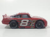 2007 Disney Pixar Cars NASCAR #8 Dale Earnhardt Red Die Cast Toy Race Car Vehicle