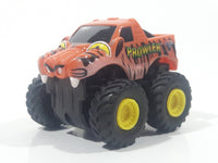 2003 Hot Wheels Monster Jam Minis Speed Demons Prowler Monster Truck Orange Pull Back Die Cast Toy Car Vehicle