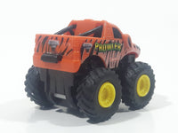 2003 Hot Wheels Monster Jam Minis Speed Demons Prowler Monster Truck Orange Pull Back Die Cast Toy Car Vehicle