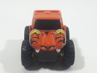 2003 Hot Wheels Monster Jam Minis Speed Demons Prowler Monster Truck Orange Pull Back Die Cast Toy Car Vehicle